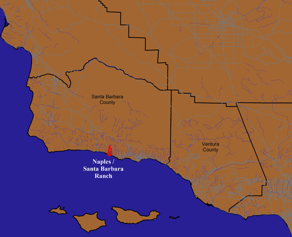 Naples Location Map