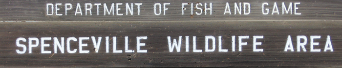 Spenceville Wildlife Area sign